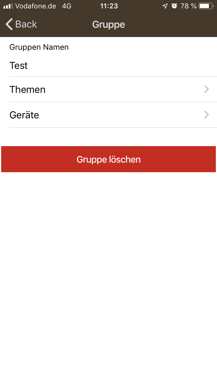 Gruppe Details